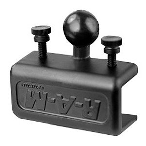 RAM MOUNT 1" X 1" GLARE SHIELD CLAMP BASE W/1" BALL