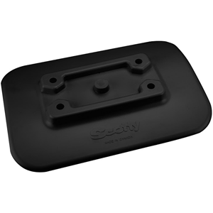 SCOTTY 341-BK GLUE-ON MOUNT PAD F/INFLATABLE BOATS, BLACK