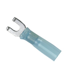 ANCOR 16-14 GAUGE, #8 HEAT SHRINK SPADE TERMINALS, 100-PACK