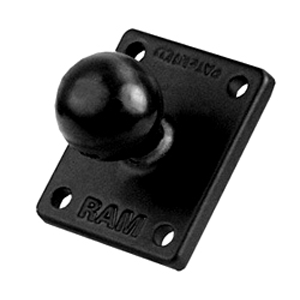 RAM MOUNT SQUARE 2" X 1.7" BASE W/1" BALL