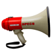 Speco ER370 Deluxe Megaphone w/Siren - Red/Grey - 16W