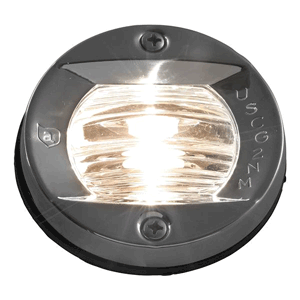 ATTWOOD VERTICAL, FLUSH MOUNT TRANSOM LIGHT, ROUND