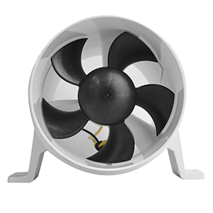 ATTWOOD TURBO 4000 SERIES II WATER-RESISTANT, IN-LINE BLOWER, 12V, WHITE