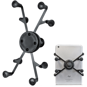 RAM MOUNT X-GRIP UNIVERSAL TABLET HOLDER W/1" BALL