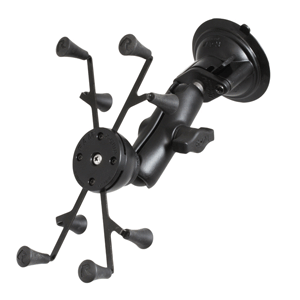 RAM MOUNT TWIST LOCK SUCTION CUP BASE W/UNIVERSAL X-GRIP II