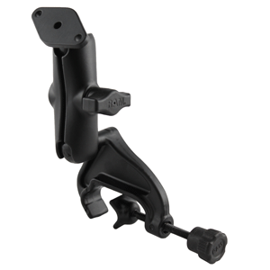 RAM MOUNT YOKE CLAMP MOUNT DOUBLE SOCKET ARM W/DIAMOND BASE ADAPTER