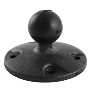 RAM MOUNT 2.5" COMPOSITE ROUND BASE W/1" BALL