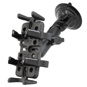 RAM MOUNT UNIVERSAL FINGER GRIP HOLDER SUCTION CUP MOUNT