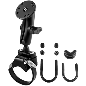 RAM MOUNT U-BOLT ATV/UTV STRAP W/DOUBLE SOCKET ARM AND 1/4 -20 MOUNTING BOLT BASE