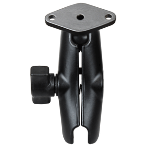 RAM MOUNT DOUBLE SOCKET ARM W/DIAMOND BASE