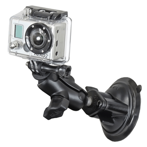 RAM MOUNT GOPRO HERO SHORT ARM SUCTION CUP MOUNT