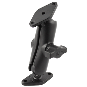 RAM MOUNT 1" DIAMETER BALL MOUNT W/2 DIAMOND BASES