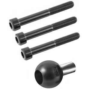 RAM MOUNT MOTORCYCLE HANDLEBAR CLAMP BASE W/M8 SCREWS