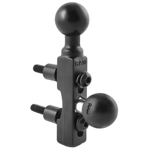 RAM MOUNT MOTORCYCLE BRAKE/CLUTCH RESERVOIR BASE W/2 1" BALLS