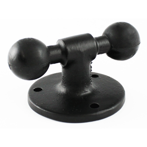 RAM MOUNT DOUBLE BALL W/2.5" ROUND BASE