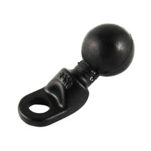 RAM MOUNT MOTORCYCLE BASE W/9MM HOLE & 1" BALL