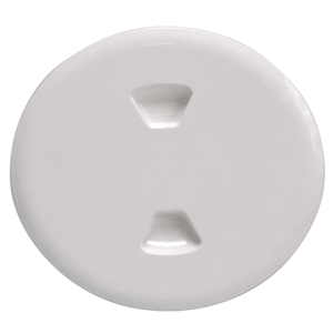 BECKSON 5" TWIST-OUT DECK PLATE, WHITE