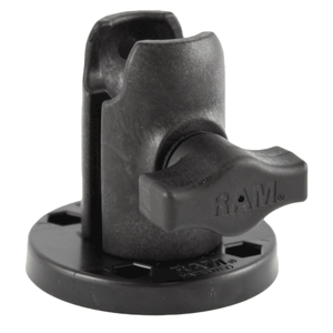 RAM MOUNT SINGLE SOCKET ARM W/ROUND OCTAGON SOCKET
