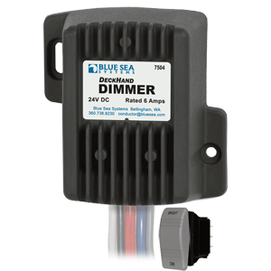 BLUE SEA 7504 DECKHAND DIMMER, 6 AMP/24V