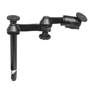 RAM MOUNT DOUBLE SWING ARM W/8" MALE AND NO FEMALE TELE-POLE