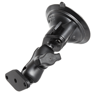 RAM MOUNT TWIST LOCK SUCTION CUP MOUNT W/SHORT ARM DIAMOND ADAPTER