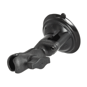 RAM MOUNT COMPOSITE TWIST LOCK SUCTION CUP MOUNT, SHORT ARM