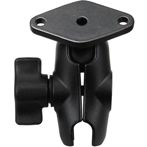 RAM MOUNT SHORT DOUBLE SOCKET ARM W/DIAMOND BASE