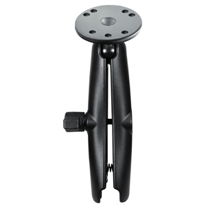 RAM MOUNT LONG DOUBLE SOCKET ARM W/2.5" ROUND BASE