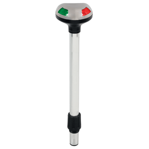 PERKO STEALTH SERIES LED BI-COLOR 12" POLE LIGHT, SMALL THREADED COLLAR, 2 MILE
