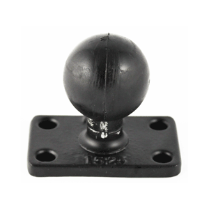 RAM MOUNT 1.5" X 2.5" RECTANGLE BASE W/1.5" BALL