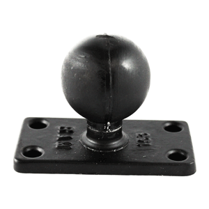 RAM MOUNT 1.5" X 3" RECTANGLE BASE W/1.5" BALL