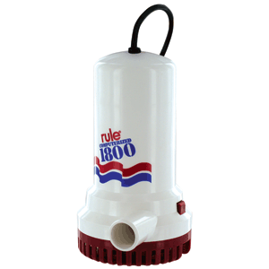 RULE 1800 SUMP/UTILITY PUMP W/8' CORD, 110V AUTOMATIC