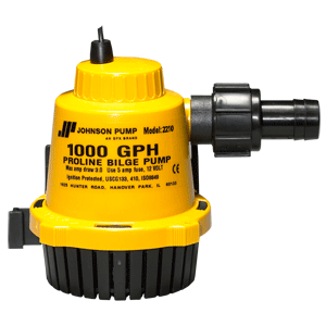 JOHNSON PUMP PROLINE BILGE PUMP, 1000 GPH