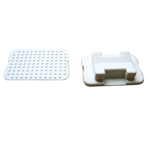 WELD MOUNT AT-5 LARGE WHITE NYLON WIRE TIE MOUNT, QTY. 50