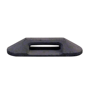 WELD MOUNT AT-113B LARGE BLACK FOOTMAN'S STRAP, QTY. 6