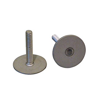 WELD MOUNT 1" TALL STAINLESS STUD W/1/4" X 20 THREADS, QTY. 10