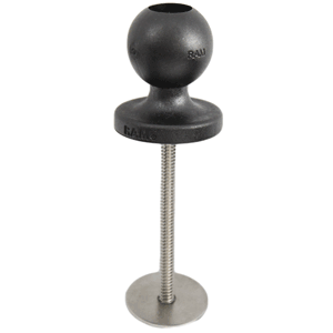 RAM MOUNT RAM-ROD 1" BALL F/RAM 5 SPOT MOUNTING BASE