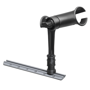 RAM MOUNT RAM TUBE JR. ROD HOLDER W/ 6" POST & ADAPT-A-POST TRACK MOUNTING BASE