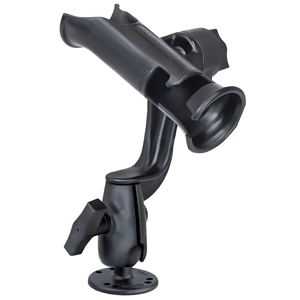 RAM MOUNT RAM TUBE JR. ROD HOLDER W/ RAM-ROD REVOLUTION RATCHET/SOCKET SYSTEM