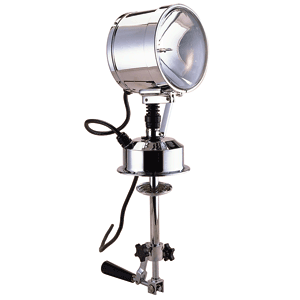 PERKO 7" SEARCHLIGHT, 12V, CHROME