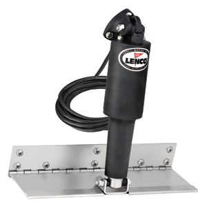 LENCO 4" X 12" LIMITED SPACE TRIM TAB KIT W/O SWITCH KIT 12V, STANDARD FINISH, STANDARD ACTUATOR