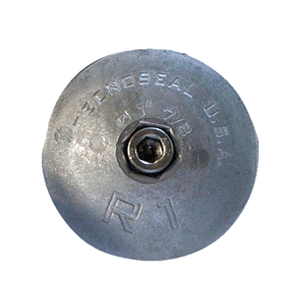 TECNOSEAL R1 RUDDER ANODE, ZINC, 1-7/8" DIAMETER