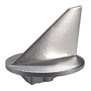 TECNOSEAL TRIM TAB ANODE, ALUMINUM, SHORT, MERCURY 50HP