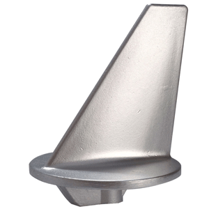 TECNOSEAL TRIM TAB ANODE, ZINC, LONG, MERCRUISER 80-140HP