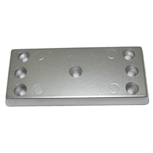 TECNOSEAL TEC-30AL HULL PLATE ANODE, ALUMINUM