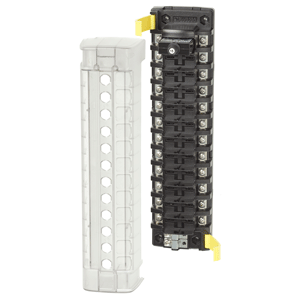 BLUE SEA 5051 ST CLB CIRCUIT BREAKER BLOCK, 12 POSITION