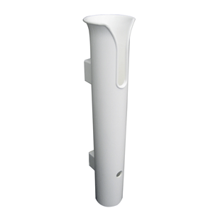 TACO POLY STAND-OFF ROD HOLDER W/SS HARDWARE, WHITE