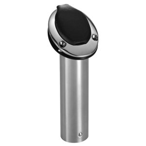 ATTWOOD STANDARD SERIES ROD HOLDER, 30-DEG, BLACK INSERT
