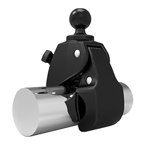 RAM MOUNT MEDIUM TOUGH-CLAW W/1" DIAMETER RUBBER BALL