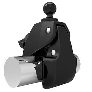 RAM MOUNT LARGE TOUGH-CLAW W/1" DIAMETER RUBBER BALL